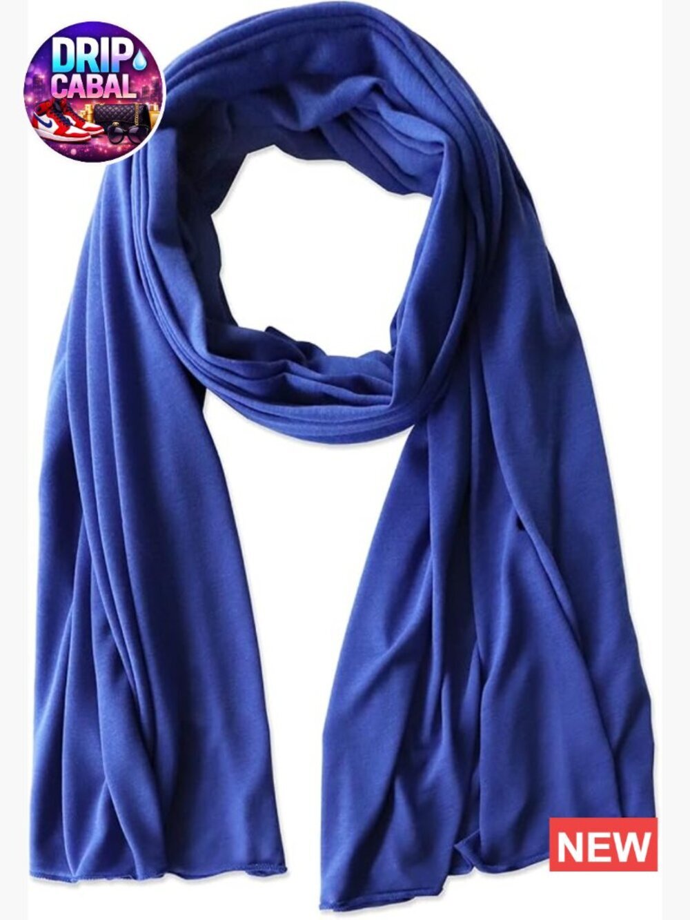 Stretch Jersey Knit Turban Headwrap Headscarf Shawl for Women